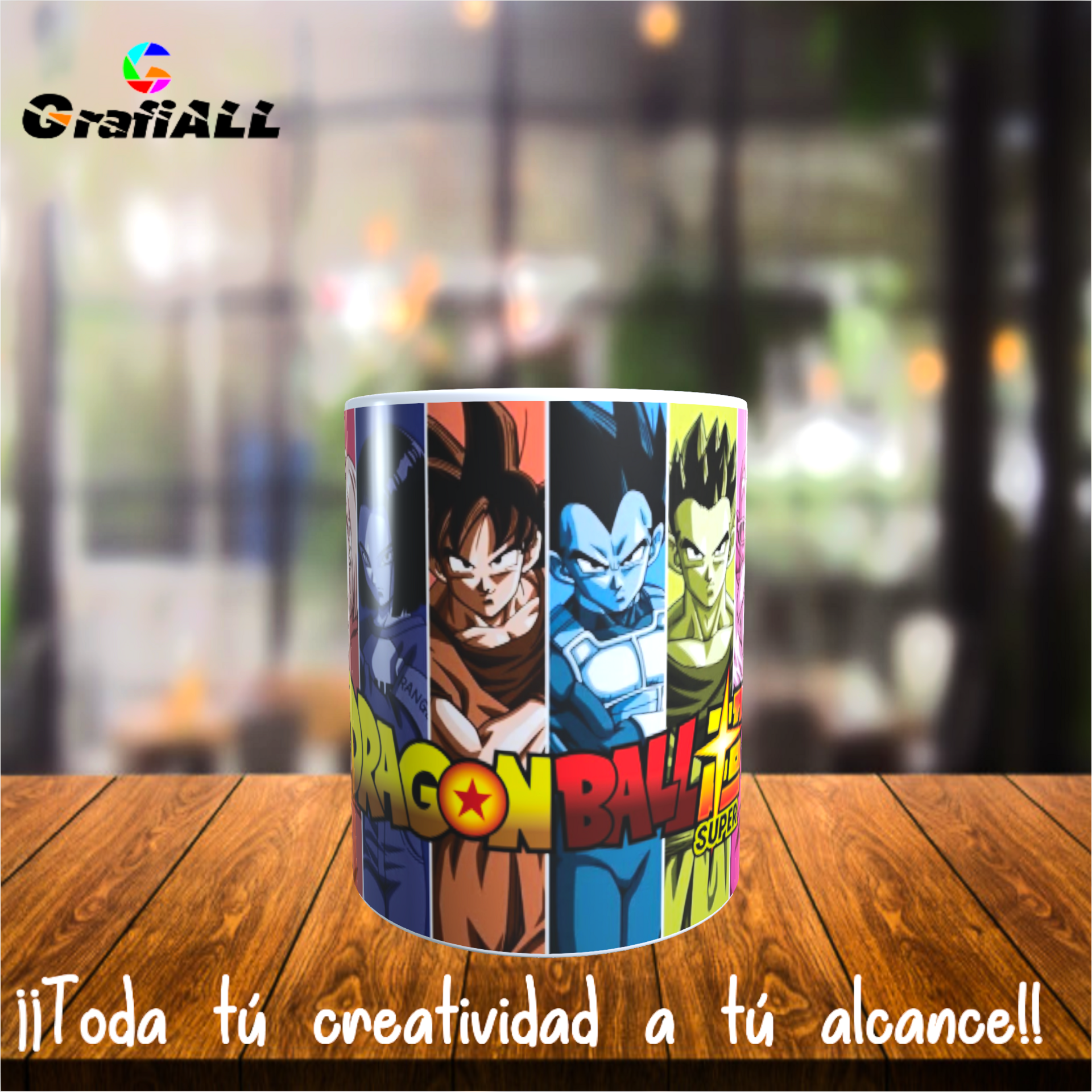 Tazas DragonBall  Super personajes, calidad premium - 5