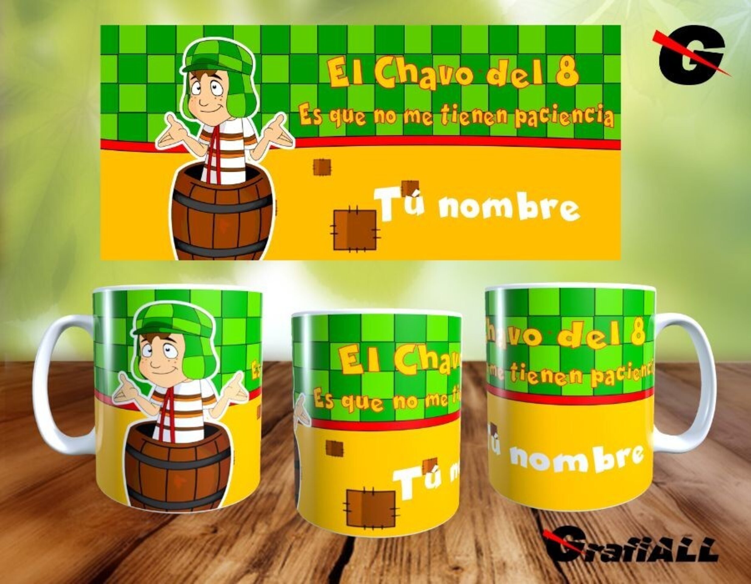 Taza personalizada El Chavo del 8 - 1