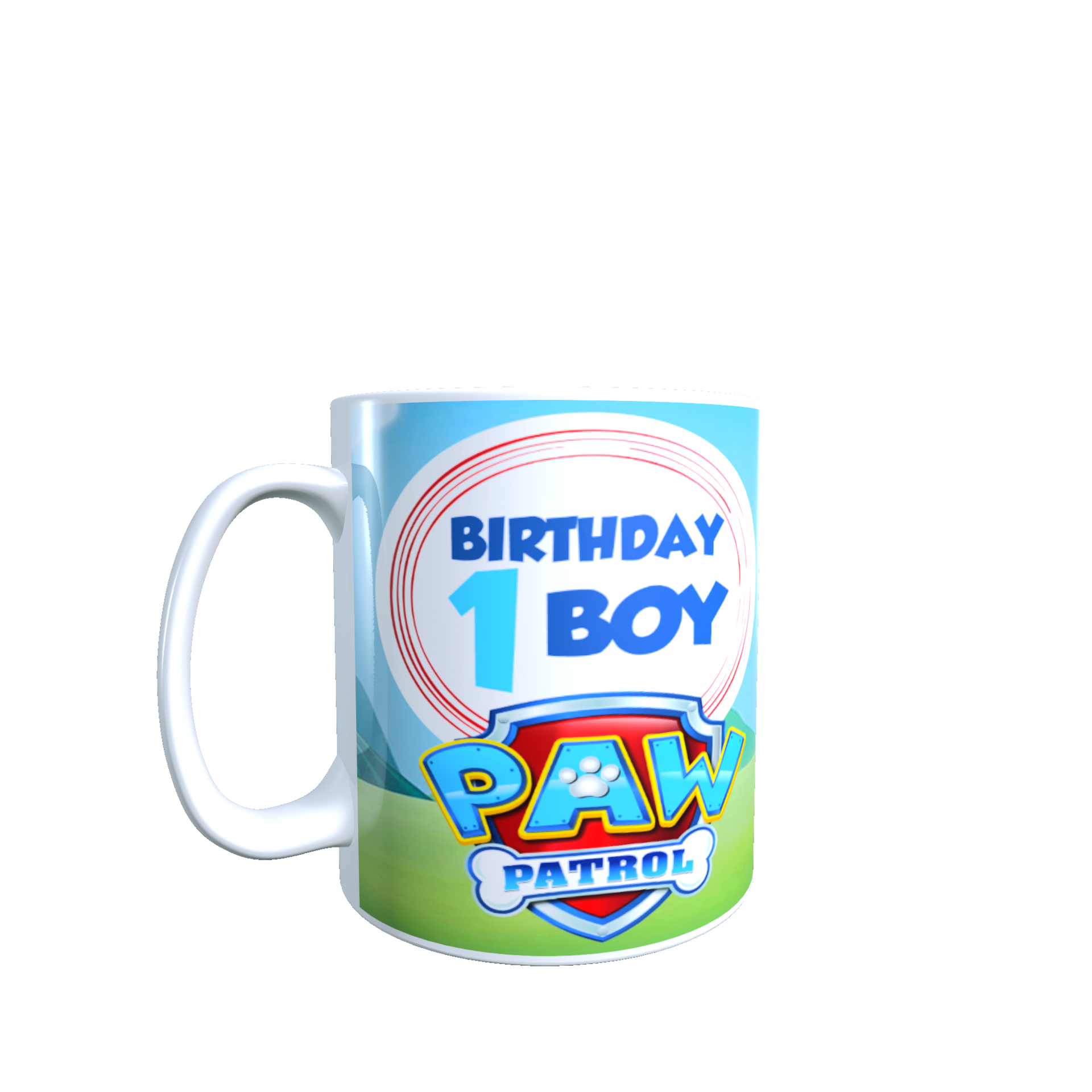 TAZA CUMPLEAÑOS PATRULLA CANINA, Varios Modelos de tazas - 2