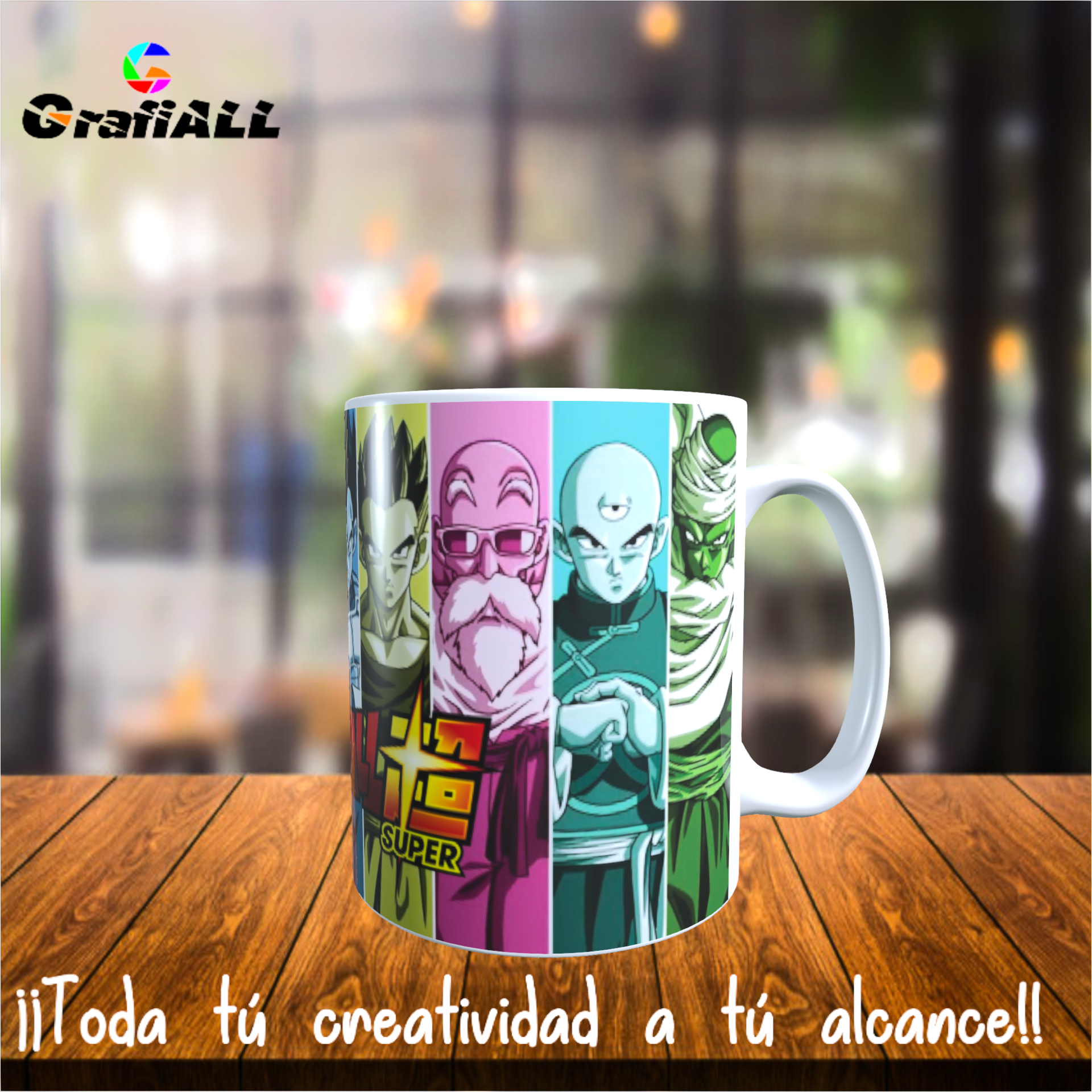 Tazas DragonBall  Super personajes, calidad premium - 2