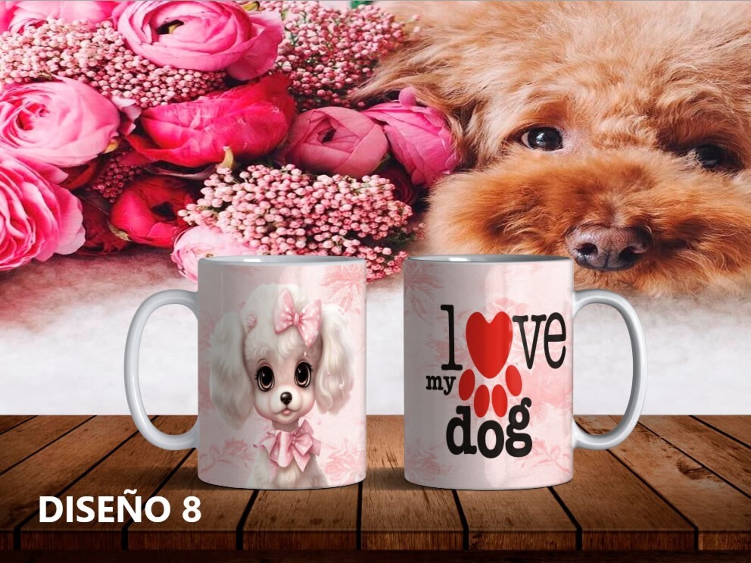 Taza I love my Dog, varios diseños a elegir - 8