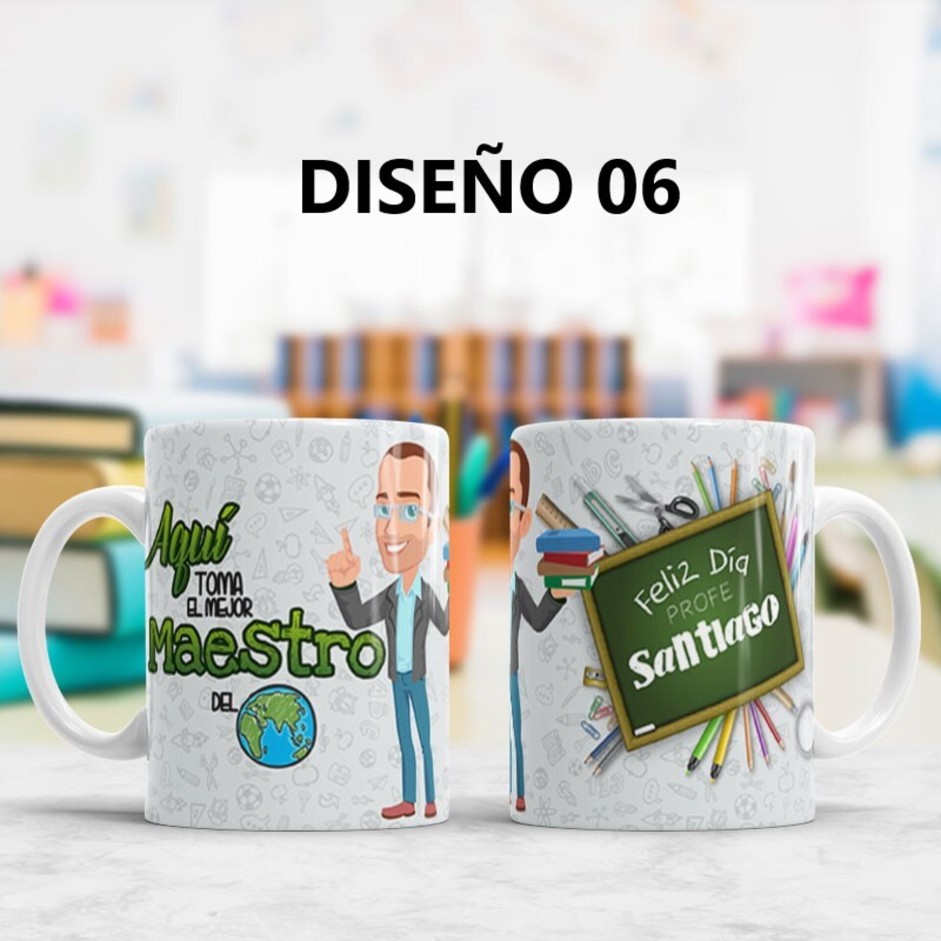 Taza MAESTRO 02, Varios diseños a elegir. - 6