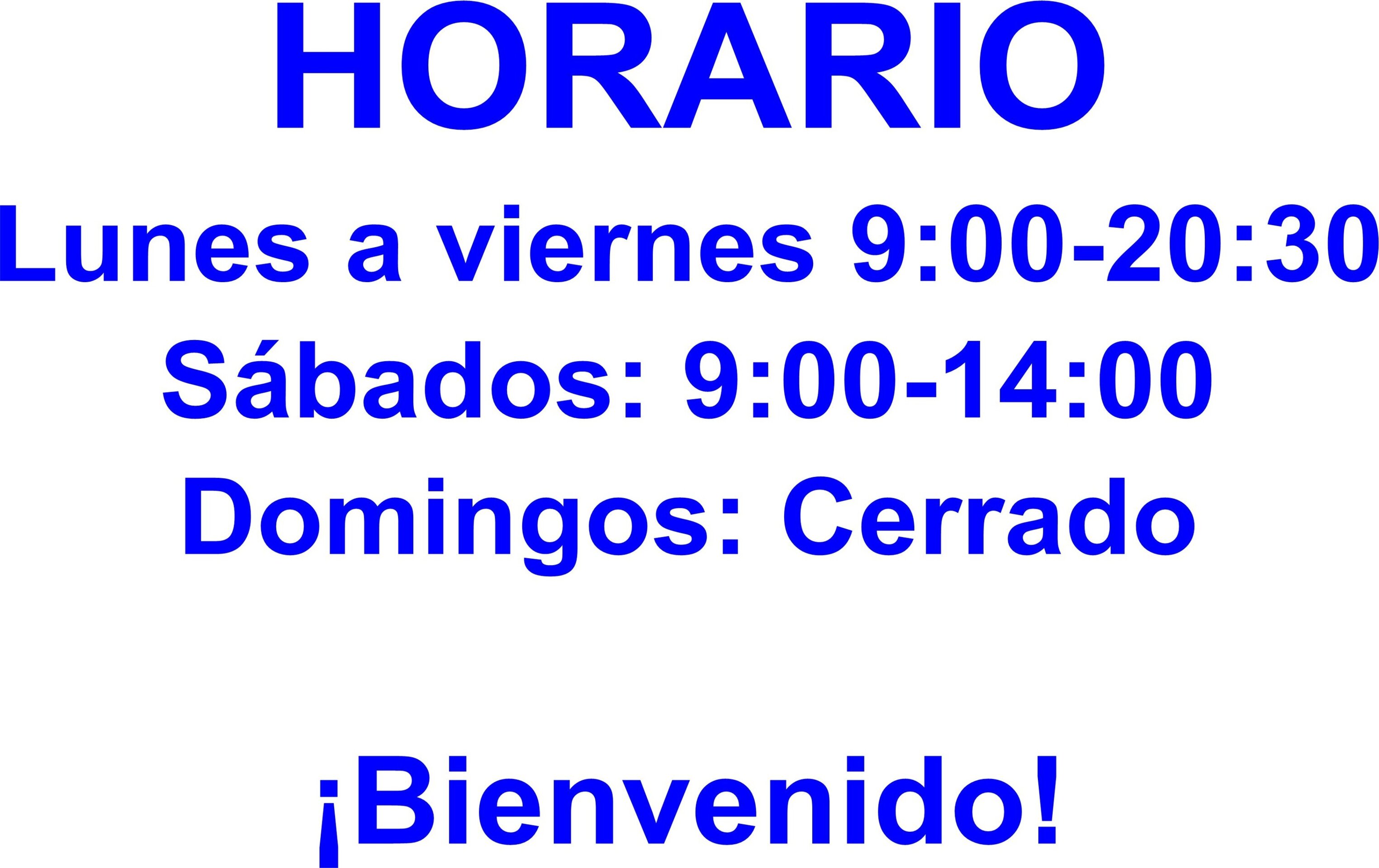 Pegatinas horario trabajo u oficina 27 x 17 cm - 2