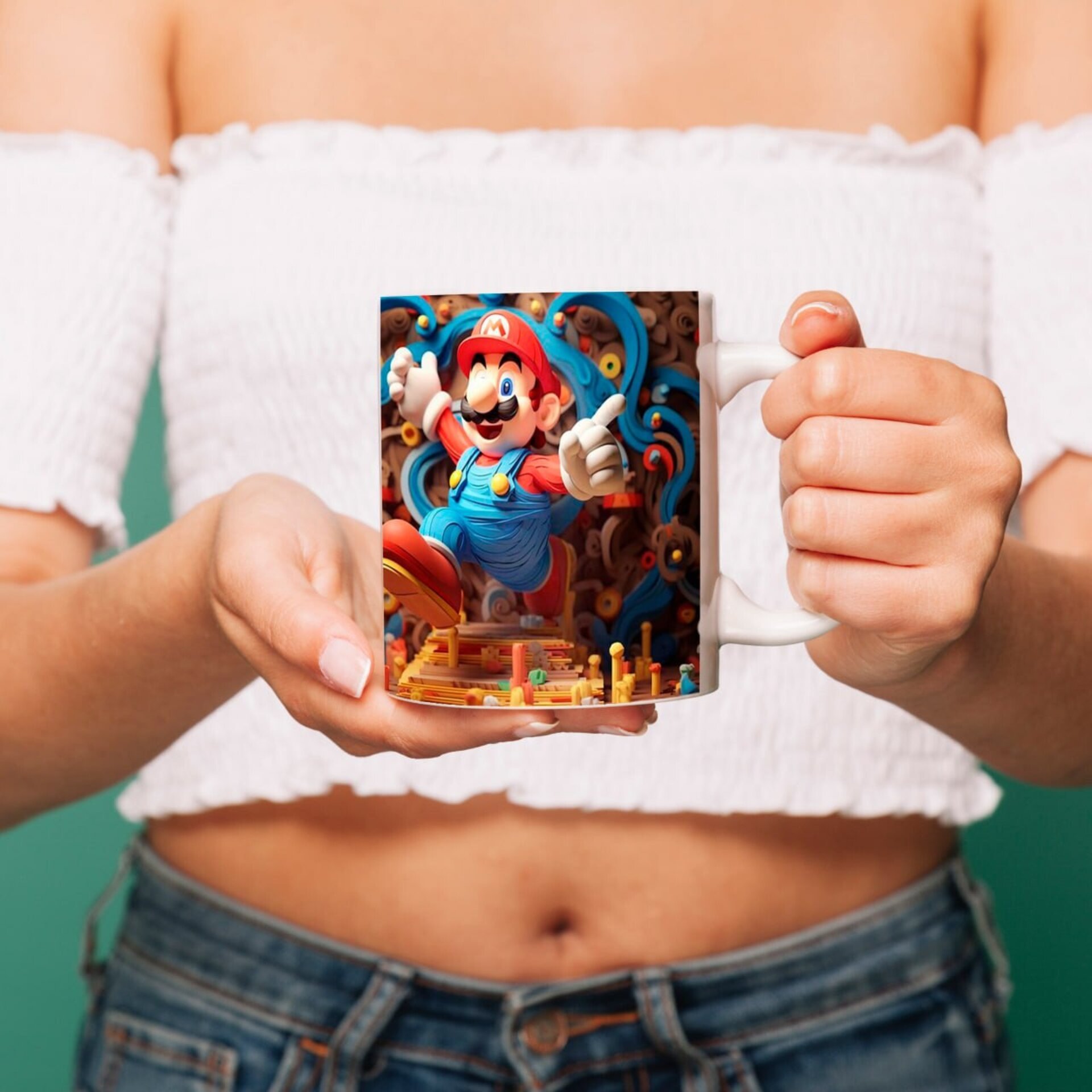 TAZA Mario Bros 3D. - 4