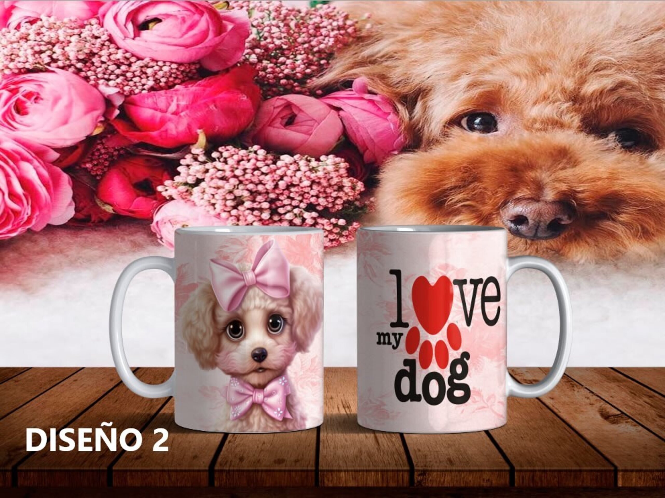 Taza I love my Dog, varios diseños a elegir - 2