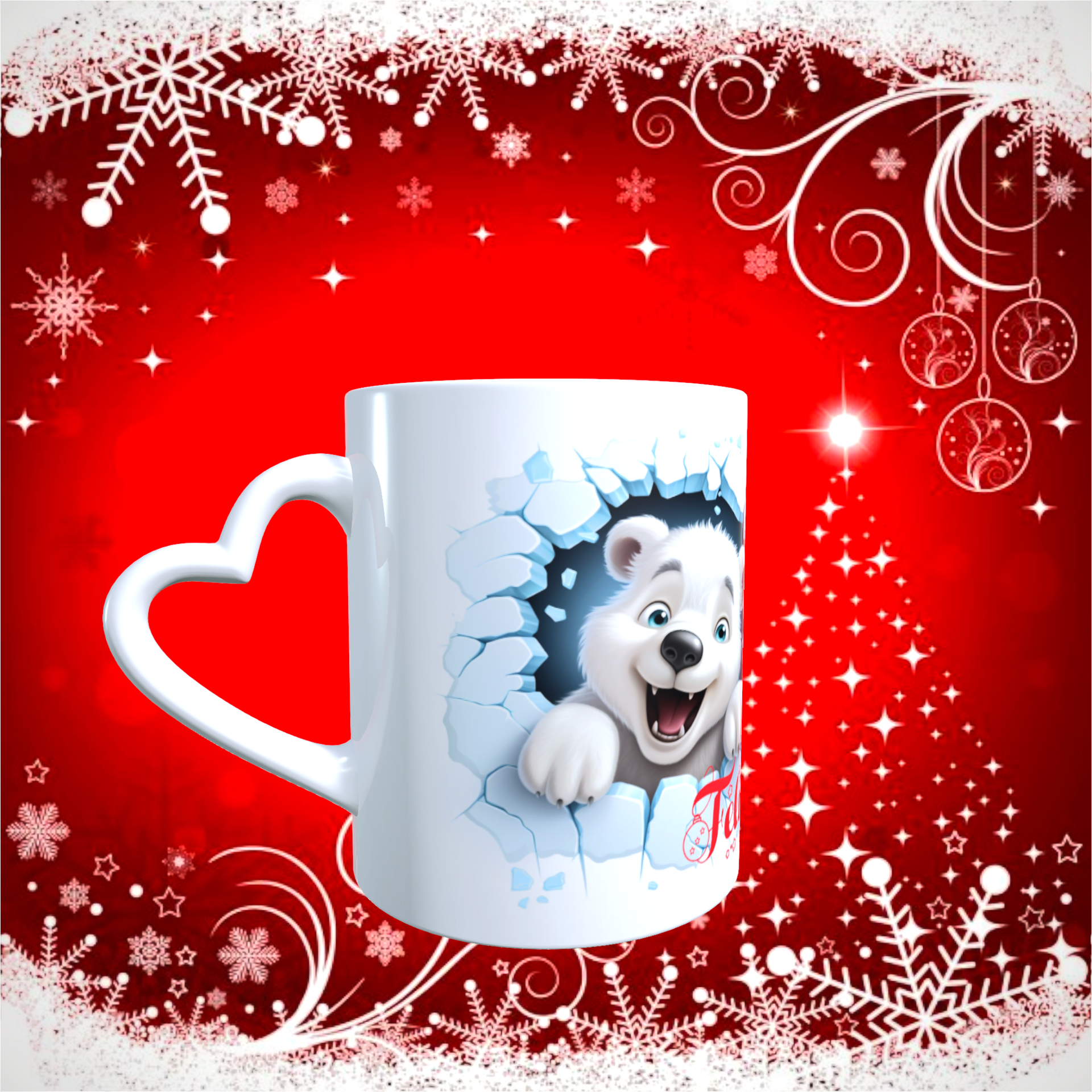 Taza Oso polar FELIZ NAVIDAD 01 - 4