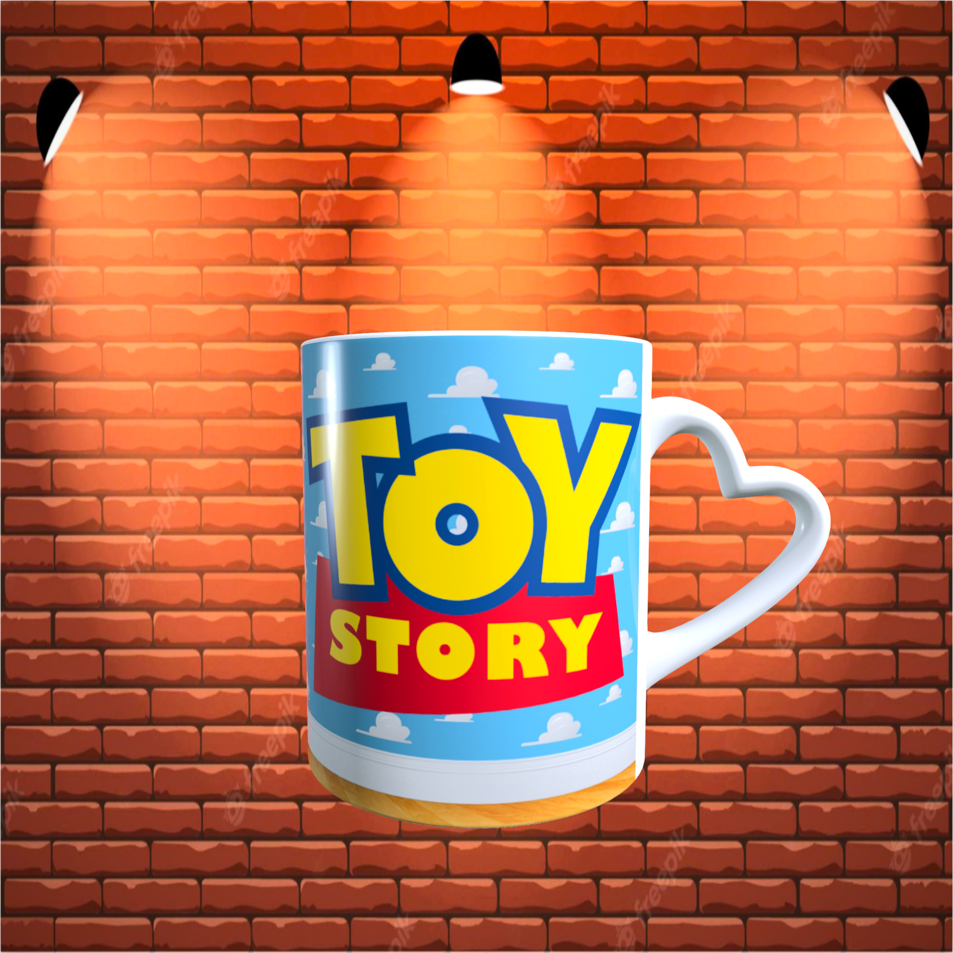 Taza para colorear TOY Story + regalo pack rotuladores lavables - 2