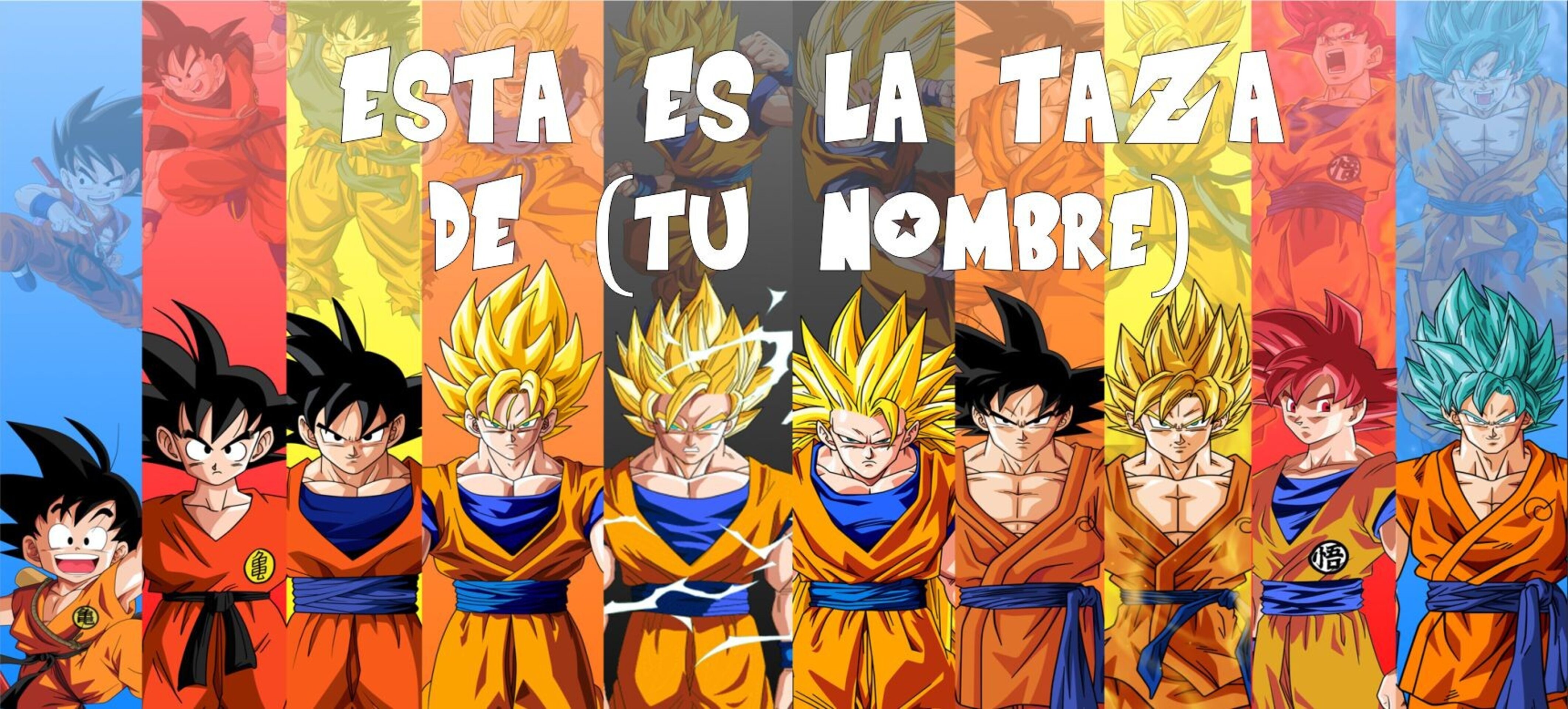 Tazas Dragon Ball esta taza pertenece a (tu nombre) - 2