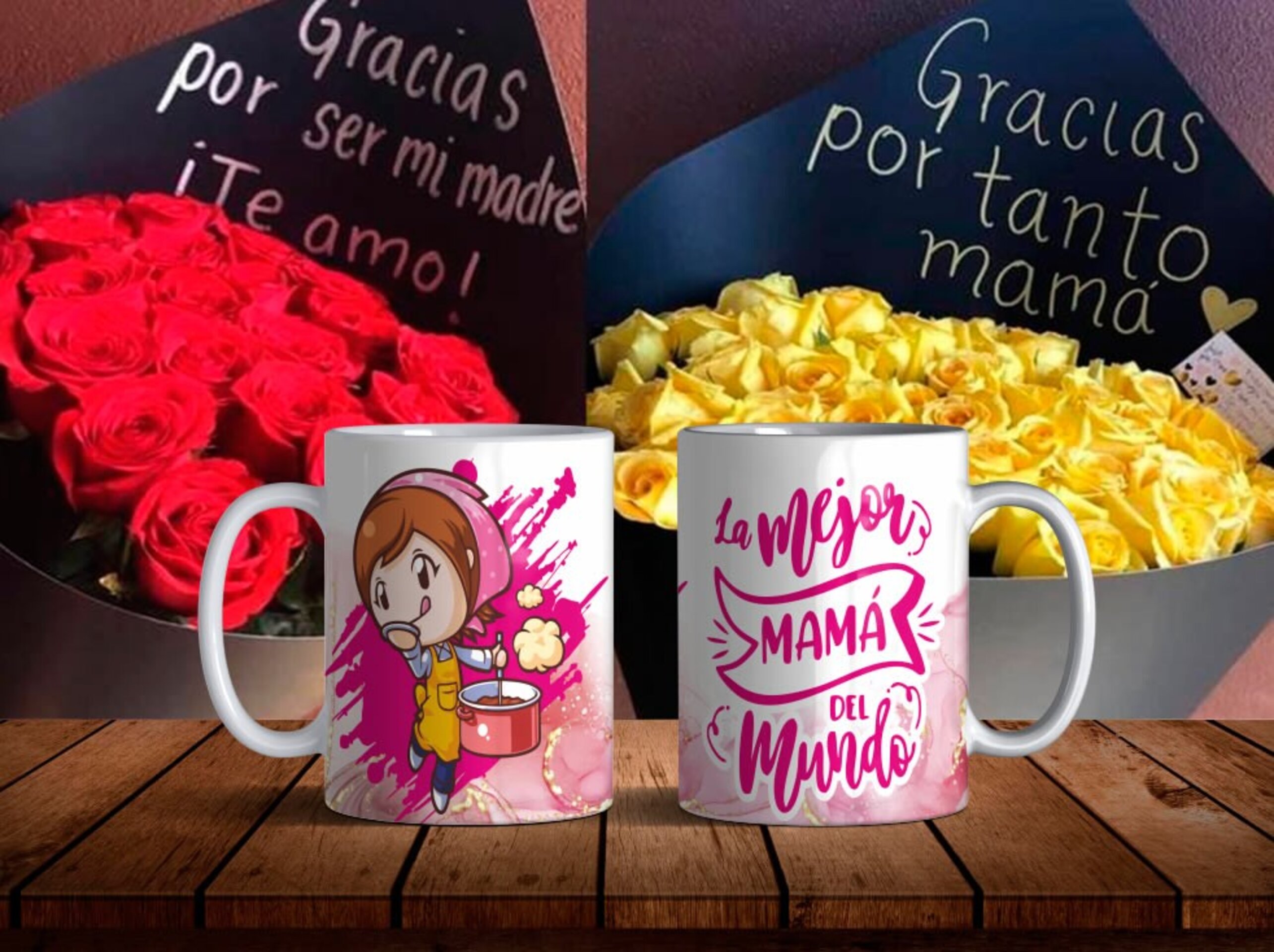 Taza la Mejor Mamá del Mundo, personalizada, varios diseños a elegir. - 3