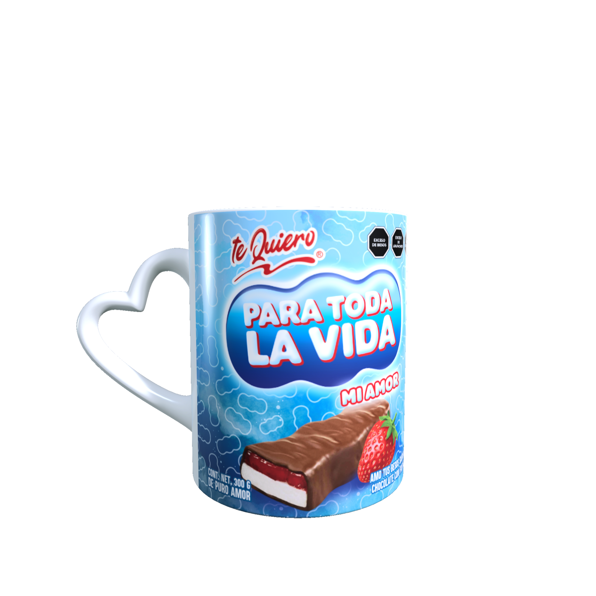 Tazas Te quiero para Toda la vida, puedes poner tú nombre si lo desea.. - 3
