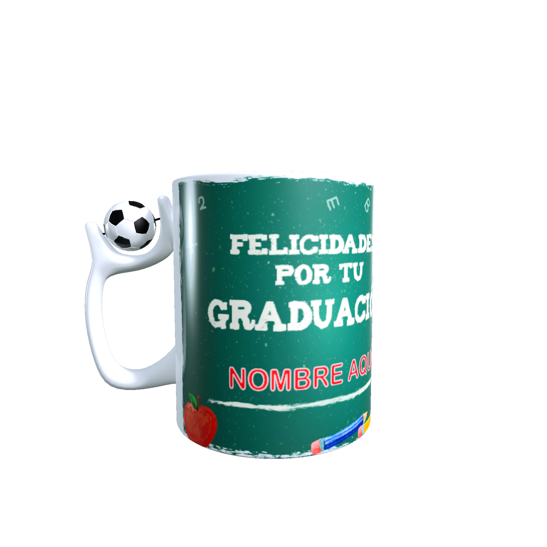 Tazas personalizada Felicidades por tú graduación. Calidad Premium - 4