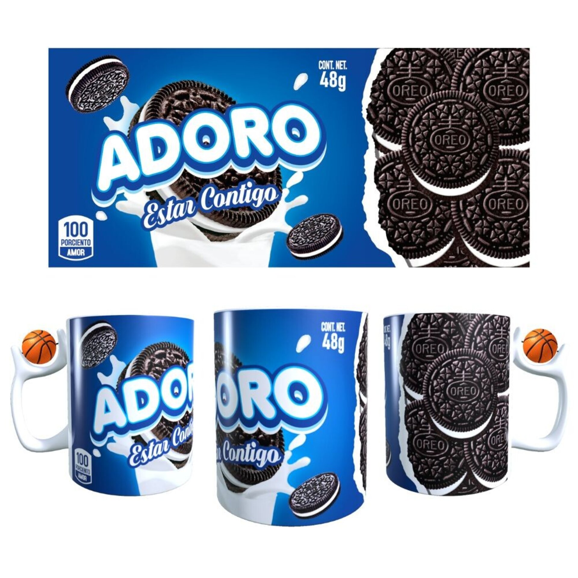 Tazas Amor ADORO ESTAR CONTIGO, varios modelos de tazas a elegir. - 4
