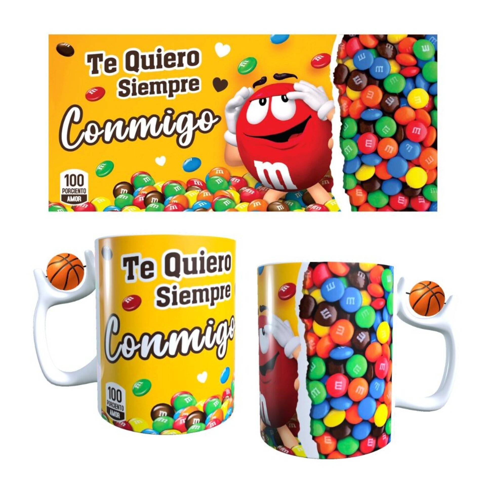 Tazas Dulce Amor, TE QUIERO SIEMPRE CONMIGO, Varios modelos a elegir. - 4