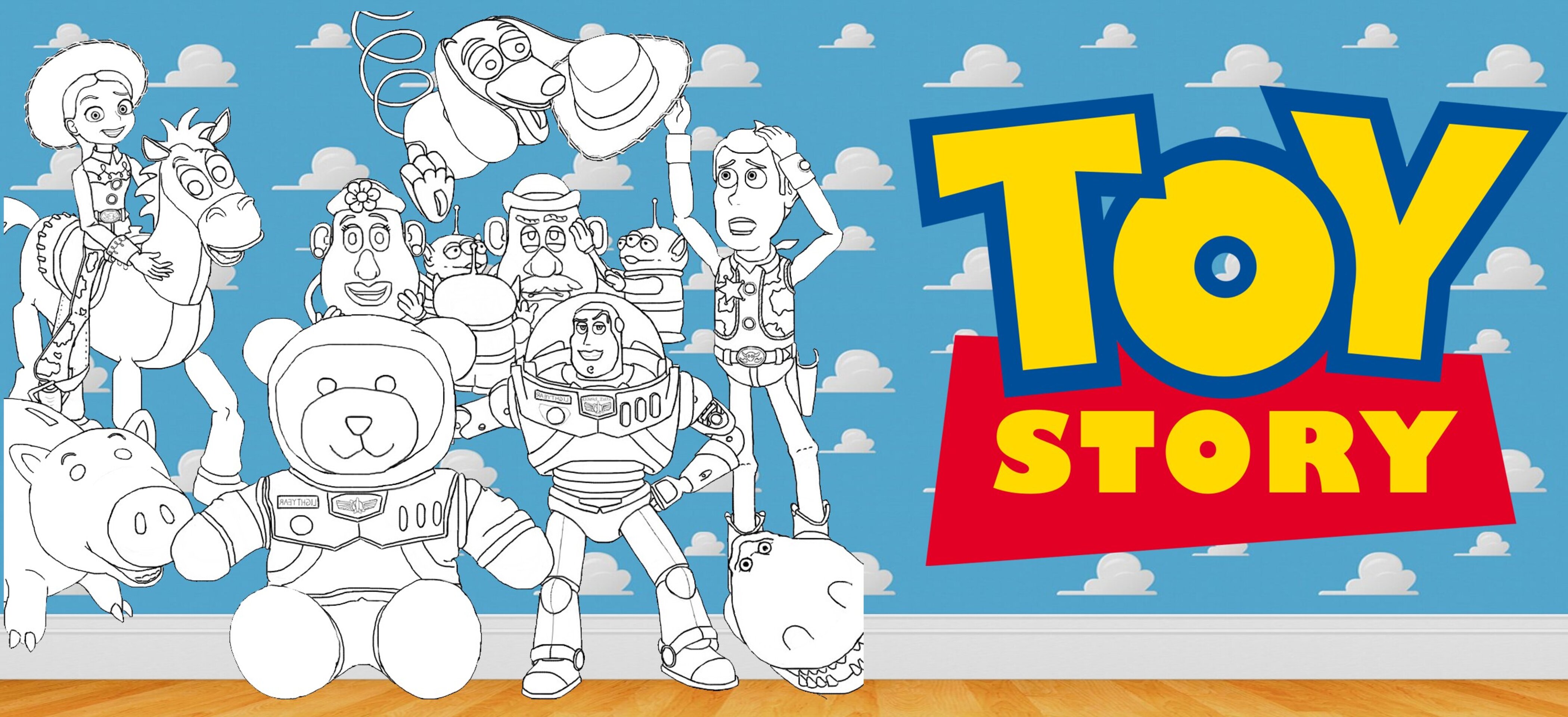 Taza para colorear TOY Story + regalo pack rotuladores lavables - 4