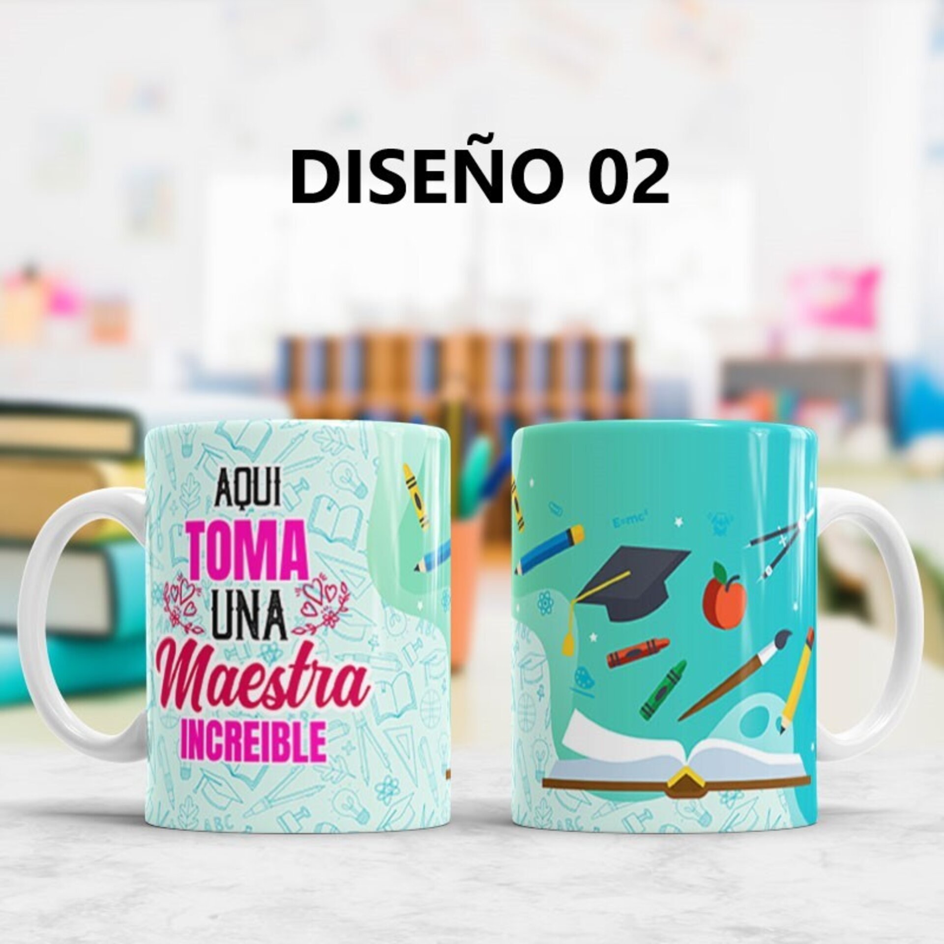 Taza MAESTRO 02, Varios diseños a elegir. - 2