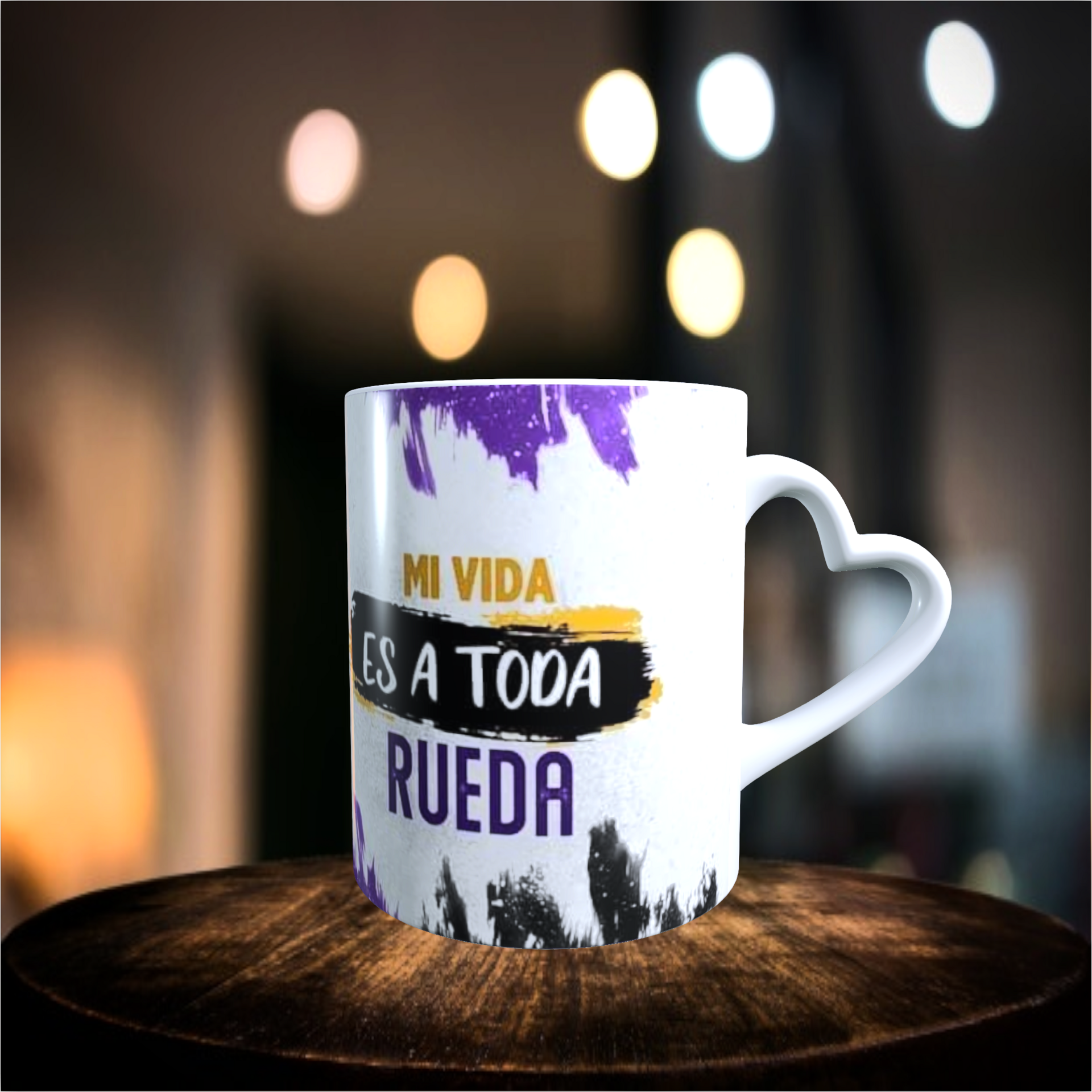 Taza BICICLETA, Mi vida es a toda Rueda, varios modelos de tazas - 3