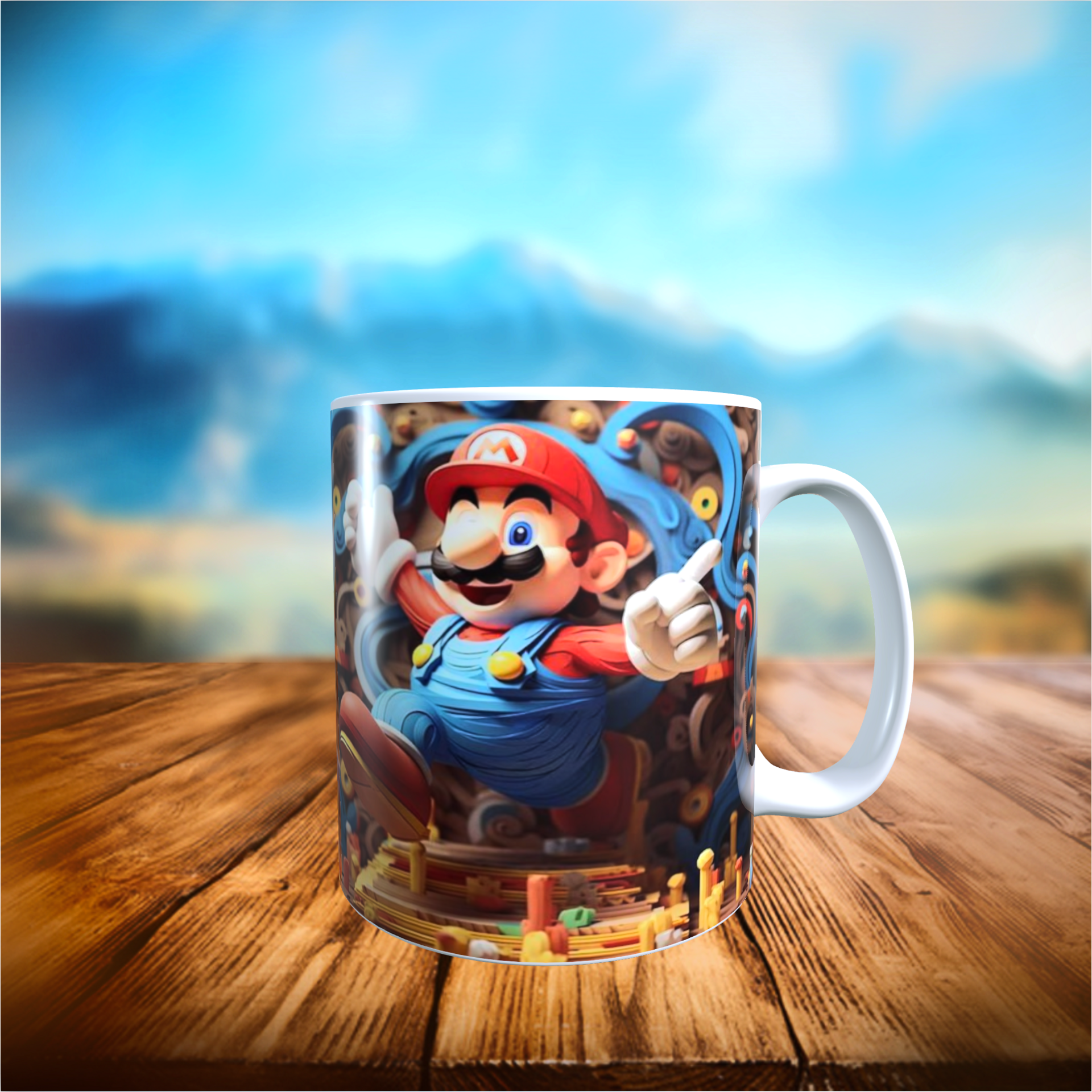 TAZA Mario Bros 3D. - 3